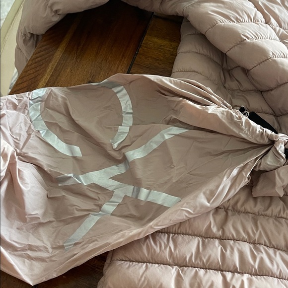 Calvin Klein quilted puffer jacket dusty rose size Large - Picture 9 of 13